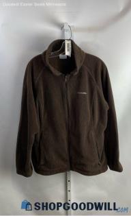 Columbia Women's Brown Full Zip Lightweight Fleece Sweater - Sz 2X