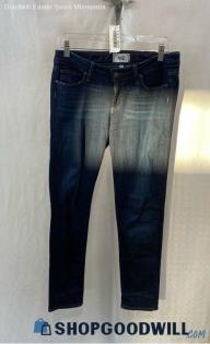 Paige Women's Dark Blue Washed High-Rise Ankle Jeans - Sz 29