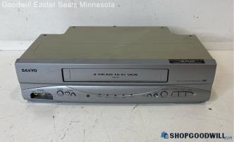 Sanyo 4-Head Hi-Fi VCR Video Cassette Recorder #VWM-950 Tested Works