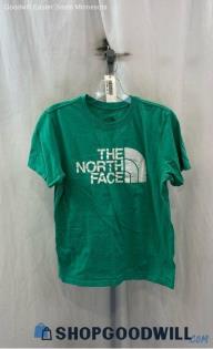 The North Face Women's Teal Logo Graphic T-Shirt - Sz S