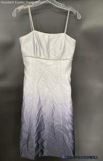 Jump Apparel Company Junior Grey Spaghetti Strap Evening dress - Sz 3/4