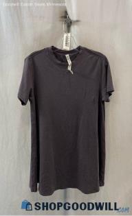 Lululemon Women's Ash Purple Crewneck Slip On T-Shirt Dress - Sz 2