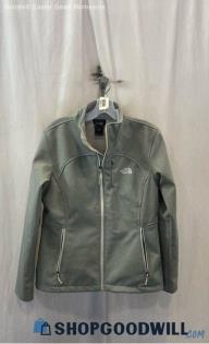 The North Face Women's Light Gray Softshell Jacket - Sz M