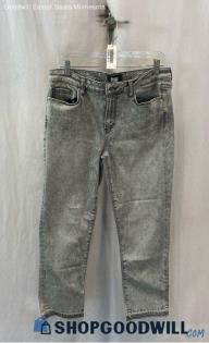 Paige Women's Weathered Gray Slim Straight Jeans - Sz 31