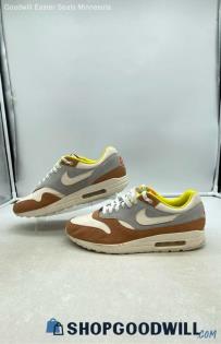 Nike Men's Air Max 1 '87 By You Brown/Gray Synthetic Sneakers Sz 13.5