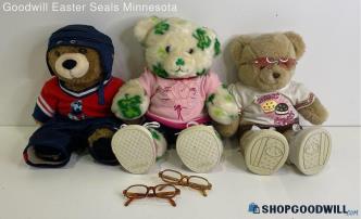 Build-A-Bear 3pc 'Lucky Fur You' Teddy Bear + More