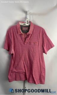 Ted Baker Men's Magenta Lightweight Short Sleeve Polo - Sz XL