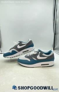 Nike Men's Air Max 1 SC Noise Aqua Blue/Gray Synthetic Sneakers Sz 12