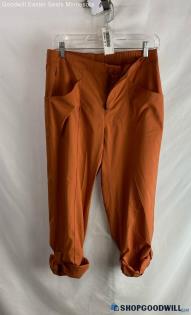 Patagonia Women's Orange Lightweight Tech Cuffed Capri Jogger - Sz S