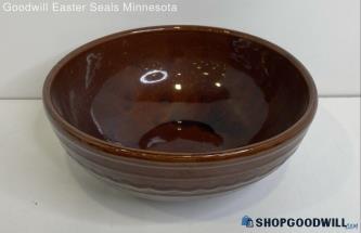 Mar-Crest USA Stoneware Brown 10-Inch Bowl