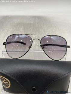 Ray Ban Aviator Prescription Black Pattern Metal Sunglasses