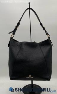 Michael Kors Lucy Black Pebble Leather Hobo Bag Handbag/Purse