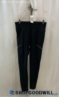 Athleta Women's Black Zipper Side Pocket Leggings - Sz M