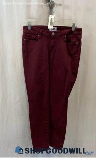 Paige Women's Magenta Skinny Jeans - Sz 29