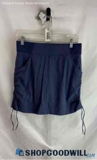 Columbia Women's Blue/Purple Side Ruched Pull On Under Short Skort - Sz M