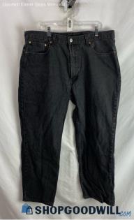 Levi's Men's Black 550 Relaxed Straight Leg Jeans - Sz 40x30