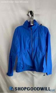 Columbia Women's Blue Full Zip Lightweight Windbreaker - Sz S