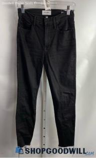 Frame Women's Black High Rise Cigarette Jeans - Sz 26