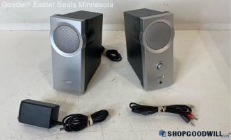 Bose Pair Of Companion 2 Computer Speakers W/ Audio Cables