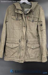 Levi Strauss Women's Army Green Military style jacket - Sz M