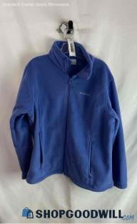 Columbia Women's Purple Fleece Jacket - Sz 1X