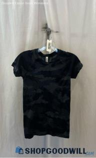 Athleta Women's Black Camo T-Shirt - Sz XS