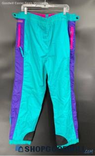 Columbia Women's Teal/Purple snow pants - Sz L