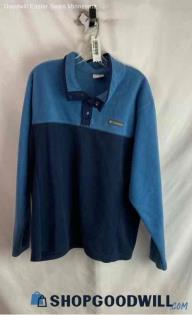 Columbia Men's Blue Fleece Sweater - Sz XXL