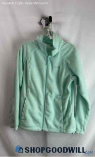 Columbia Women's Mint Green Fleece Jacket - Sz L