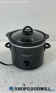 Crock Pot Mini Portable Slow Cooker Pot W/ Lid Small Appliances Powered on