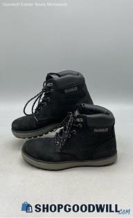 DeWalt Men's Plasma 6-Inch Black Leather Work Boots Sz 9