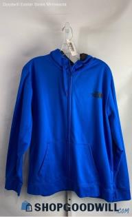 The North Face Men's Royal Blue Fleece Lined Tech Hoodie - Sz XL