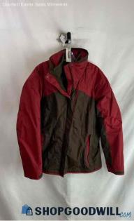 Columbia Women's Red/Brown Interchangeable Jacket - Sz XL