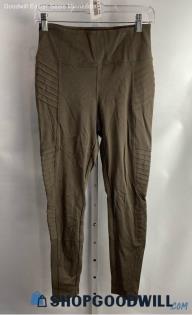 Athleta Women's Gray Pull on Moto Ankle Pant - Sz S