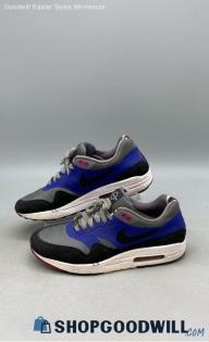 Nike Men's Air Max 1 'London Home Turf' Grey/Blue Mesh Sneakers Sz 11