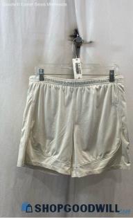 Athleta Women's Ivory Pull-On Active Shorts - Sz M