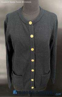 Liz Baker Essentials women's Black Cardigan sweater - Sz L