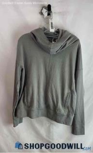 The North Face Women's Gray Lightweight Mock Neck Tech Hoodie - Sz XL