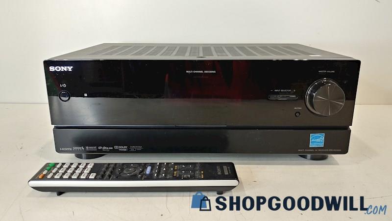 Sony Str-dn1000 Multi Channel Av Receiver Comes W / Remote - Powers On ...