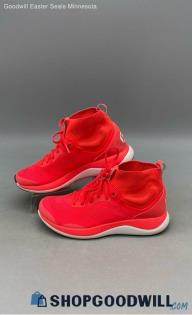 Lululemon Women's Chargefeel Workout Mid Red Mesh Sneakers Sz 8