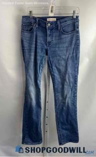 Lucky Brand Women's Blue Washed Ankle Straight Jeans - Sz 6