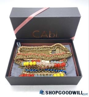 CABI "True Colors" Tassel Necklace & Bracelet - IOB