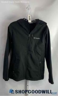 Columbia Women's Black Full Zip Fleece Lined Softshell Jacket - Sz S