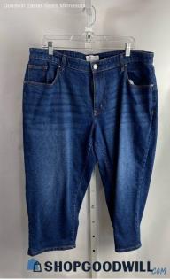 Lane Bryant Women's Blue Crop Jean - Sz 16