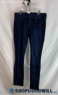 Lucky Brand Women's Dark Blue Washed Ankle Skinny Jeans - Sz 2