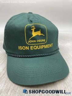 VTG Four Seasons John Deere Snapback Adjustable Cap Green/Yellow Hat - Sz OS