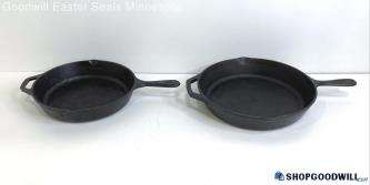 Lodge USA Cast Iron 8SK & 10SK Skillet Pan Cookware