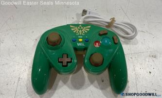 PDP Zelda Link Green/Gold Wired Controller For Nintendo Wii/Wii U