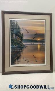 "Entering the Season" Rick Kelley Signed Matted & Framed Art Print 1127/5000 PU