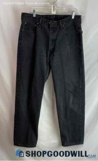 Levi's Men's Black 550 Relaxed Straight Jeans - Sz 36x34